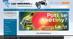 Desktop Screenshot of lupy-dalekohledy.cz